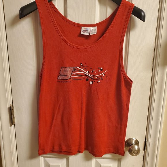 Kasey Kahne #9 Signature Nascar Winner's Circle Woman's Red Tank Top L - Picture 1 of 5